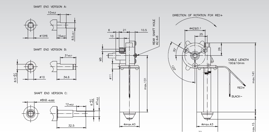 Madler Small Worm Geared Motors Madler Small Worm Geared Motors