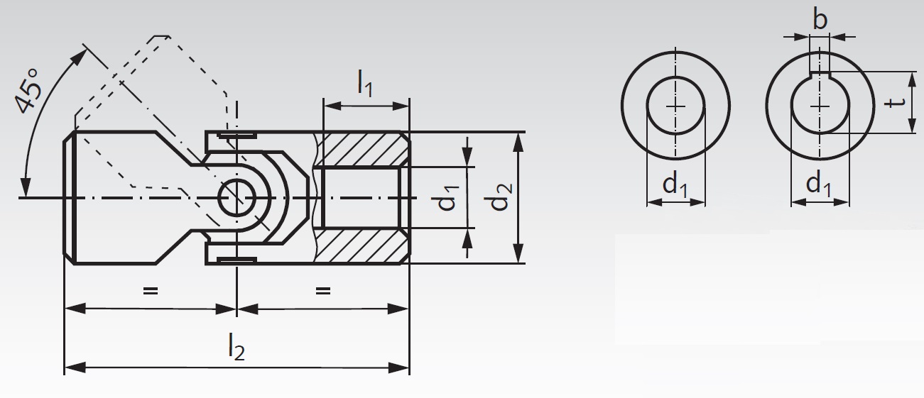 Madler Single Universal Joints Madler Single Universal Joints