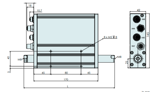 Linmot Linear motor with integrated drive.png