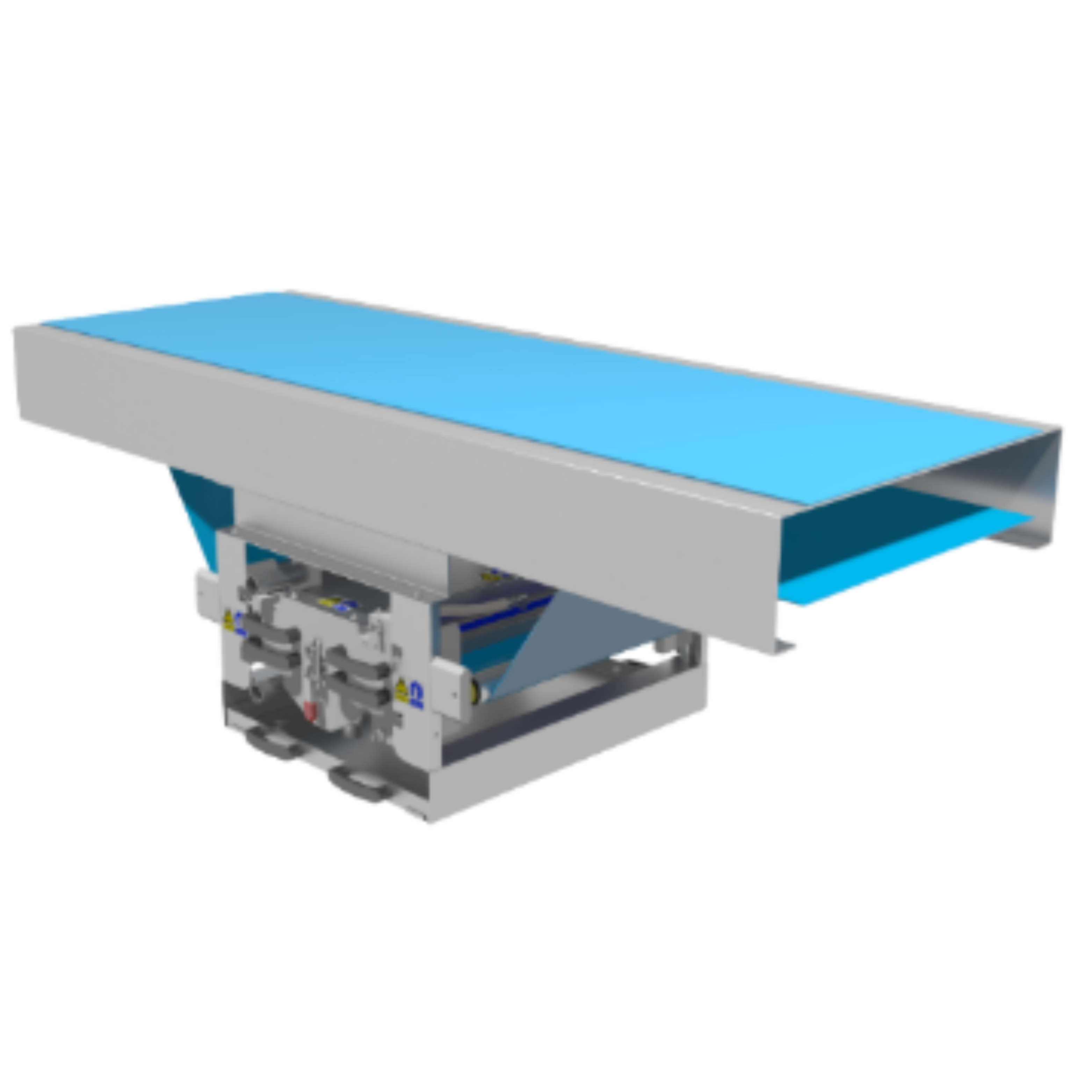 FIXED SYSTEM - DUAL  (Return mounted steam cleaner for flat belts)